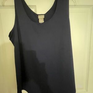 Chico's Black Sleeveless Tank Top